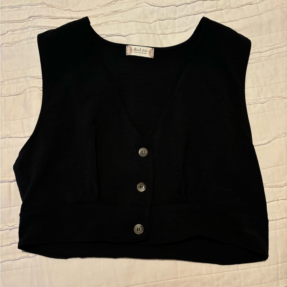 Altar’d State cropped button-up top